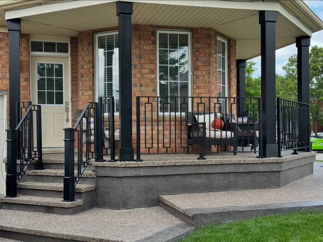 Glass and Metal Railing in Decks & Fences in Mississauga / Peel Region - Image 2