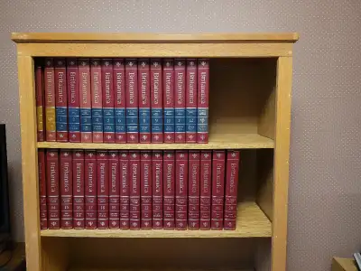 Encyclopaedia Britannica 32-Volume Set with Bookcase – Excellent, View more