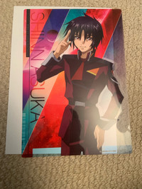 Shinn Asuka Gundam  visual poster from japan