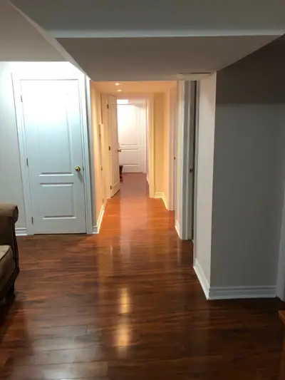 Available 1st July : 2 BR Basement with in unit Laundry