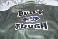 Genuine Ford Vintage Look Leather Jacket Made In Canada By Roots