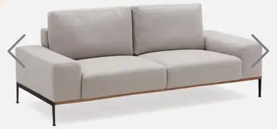 FORSALE - Preston grey 3 seater sofa x2, View more