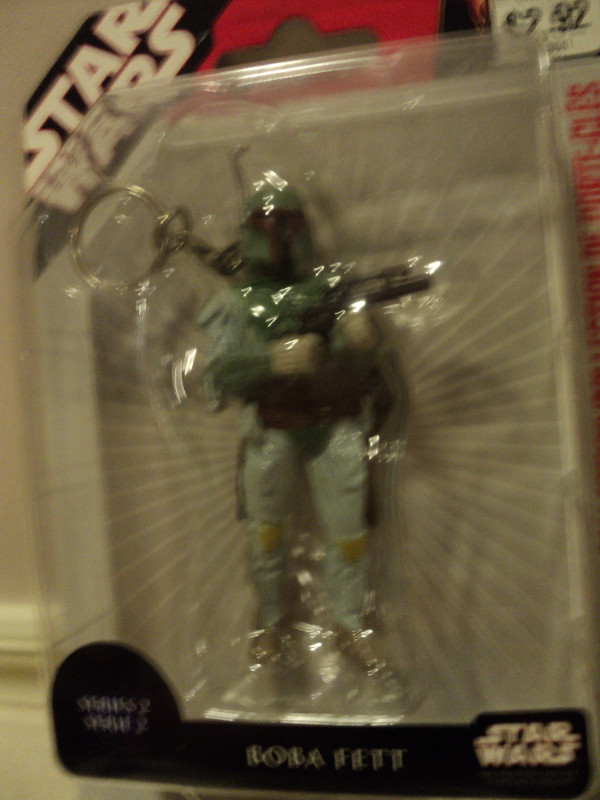 Star Wars Boba Fett Key Chain 2008 *NEW IN BOX/RARE* in Arts & Collectibles in St. Catharines - Image 2