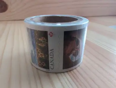 Canada Post Perminant Stamps roll of 100 stamps, View more