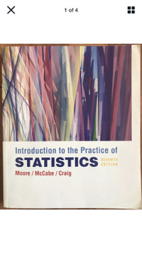 Introduction to the Practice of Statistics textbook 7th Edition