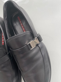 Prada men’s black loafer ps1187 size 9.5 