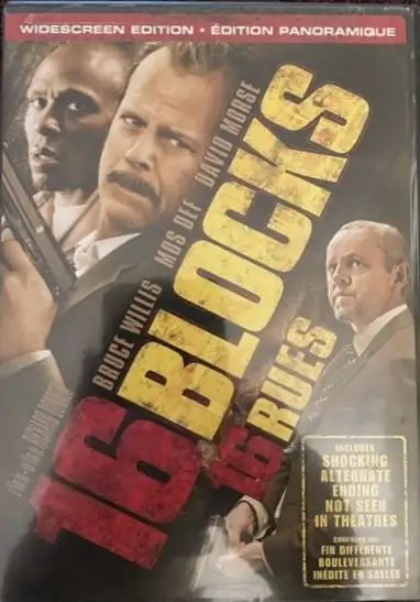 16 Rues V.O.: 16 Blocks É.-U. 2006. Drame policier de Richard Donner avec Bruce Willis, Mos Def, Dav...