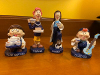 Vintage Tetley Folk Figurines Tetley Tea Company Set of 4