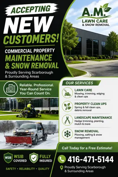 A.M. Lawn Care and Snow Removal Services, View more