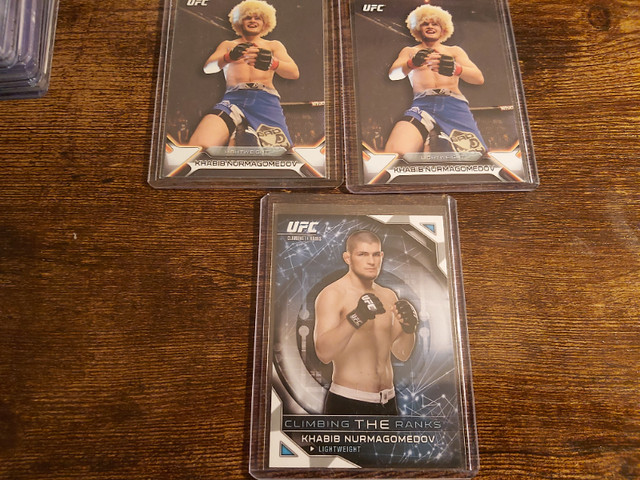 UFC Khabib Nurmagomedov Topps Cards in Arts & Collectibles in Peterborough