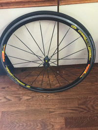 Mavic Cosmic Elite racing bike rim with Continental tire