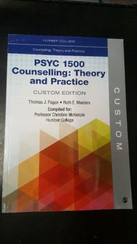 PSYC 1500 Counselling: Theory and Practice