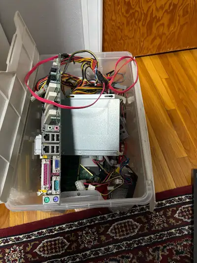 Bunch of old industrial computer components, View more