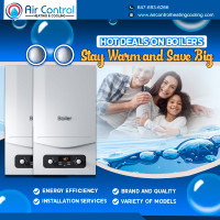 "WARM UP YOUR HOME WITH HOT DEALS ON BOILERS!"