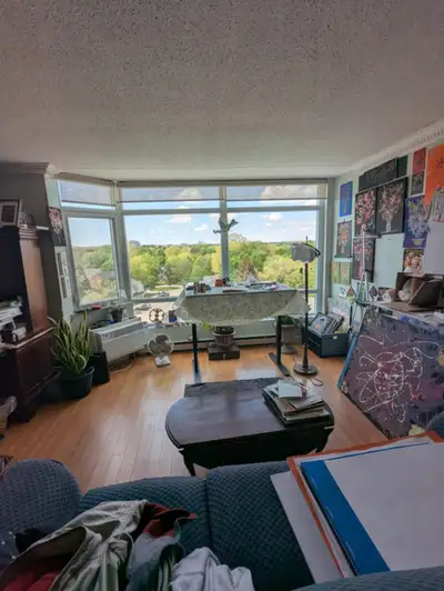 Bed sitting room with walk-in closet. London, ON