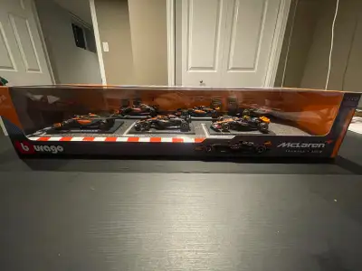 I'm offering a set of six Burago 1/43 scale McLaren Formula 1 cars in excellent condition! These die...