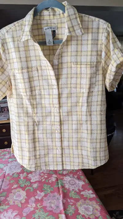 Women's Sporty Plaid Blouse by Orvis-M, View more