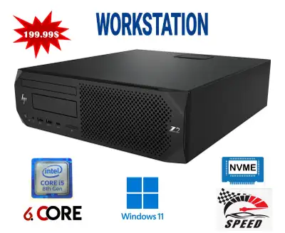 WORKSTATION HP Z2 G4,i5 8GÉN,8GB,256GB,WINDOWS 11 PRO, View more