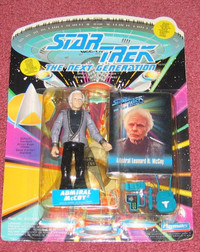 Star Trek Next Generation Admiral McCoy figure in package