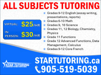 ALL SUBJECTS Tutoring in Hamilton