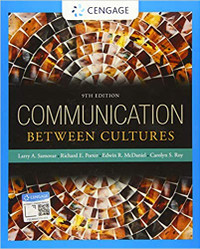 Communication Between Cultures 9E Samovar 9781285444628