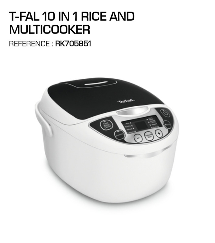 HTFAL CUISEUR 10 EN 1 / Tfal 10in1 Rice & MultiCooker