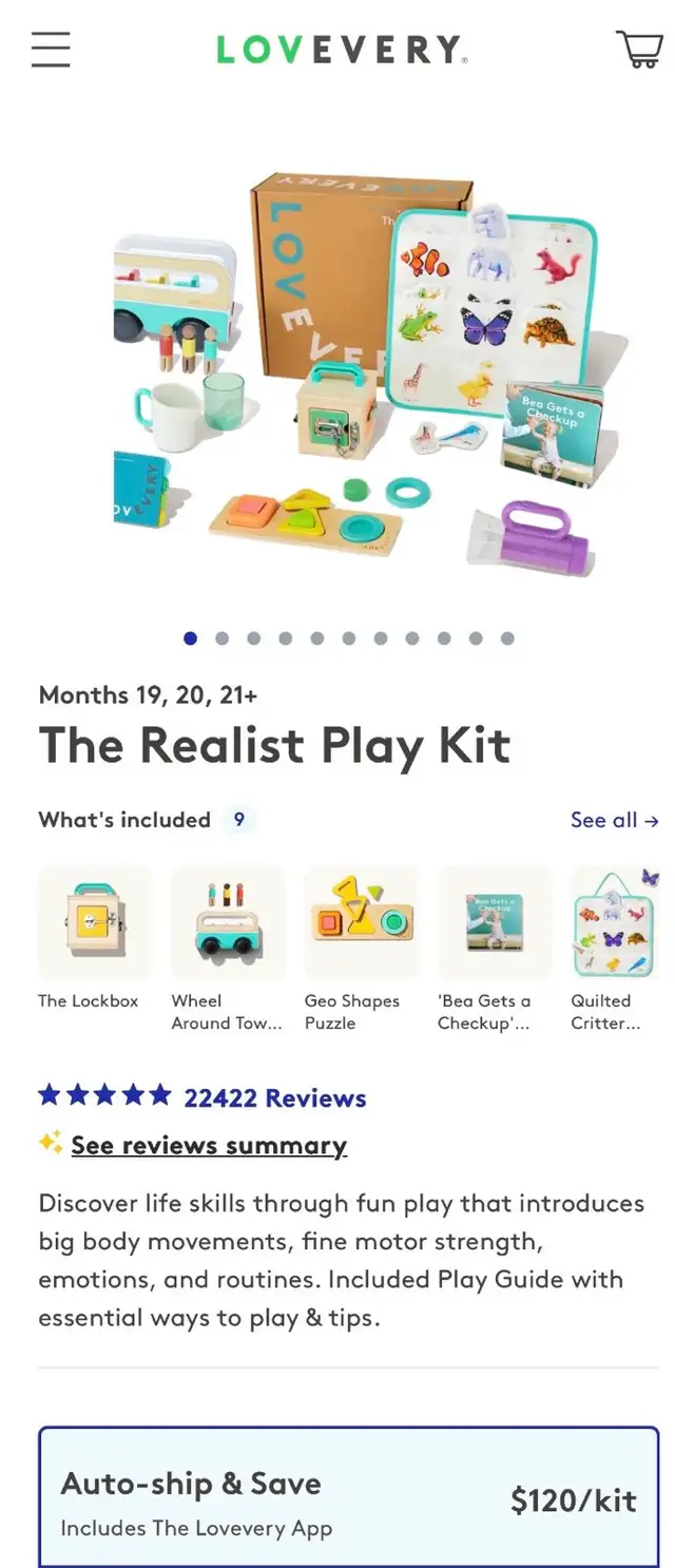 Lovevery The Realist Play Kit in Toys in City of Toronto - Image 3