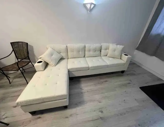 White Choco 4 Seater Sectional Sofa Available on Sale  in Couches & Futons in Kingston - Image 2