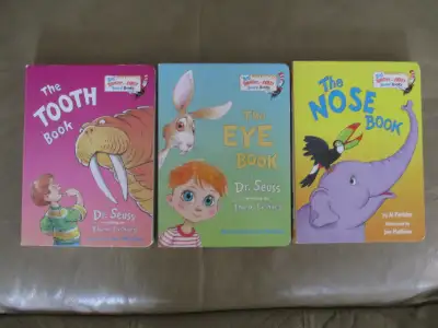 DR SEUSS BOOKS: The Eye Book, The Tooth Book, The Nose Book, View more
