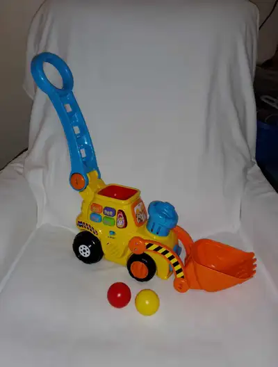 Vtech Pop-a-Balls Push & Pop Bulldozer Learn Colors Numbers, View more