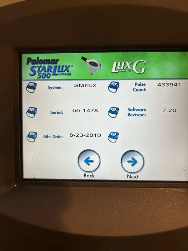 Palomar Starlux 500 Laser System in Health & Special Needs in Bedford - Image 11