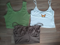 SHEIN CROPPED TANK TOPS - SIZE SMALL - $5.00 EACH - NEW!