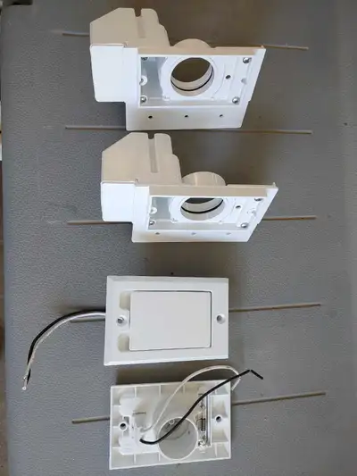 Vacuum hardwired wall faceplates, View more