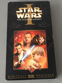 Star Wars 1 The Phantom Menace Movie VHS Video Cassette