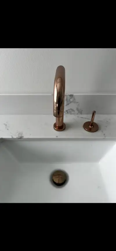 ENSEMBLE COMPLET ROBINETTERIE AQUABRASS – ROSE GOLD – TEL QUEL, View more