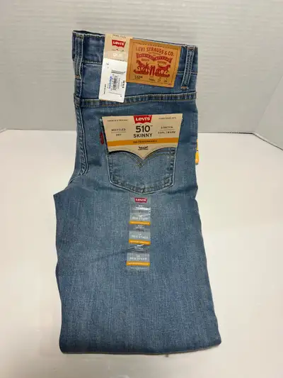 Levi's 510 Skinny 365 Performance Jeans Youth Size 14 Regular (27x29) Brand New $10. Shipping availa...
