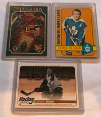 1992-93 Hockey Hall of Fame Ticket/Card Johnny Bower Autograph +