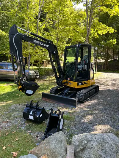 John Deere 35 P TIER EXCAVATOR GEN A Extended Warranty- 60 months/3000 hours CFG6 CAB RBR TRK LONG A...
