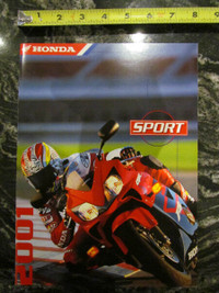 HONDA 2001 SPORT MOTORCYCLE BROCHURE CATALOG