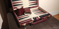 Mallette de Backgammon Rouge Vin