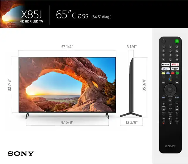 Sony 65” 120Hz 4K HDR LED Google TV in TVs in Ottawa - Image 9