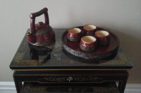 Service à thé chinois en céramique
