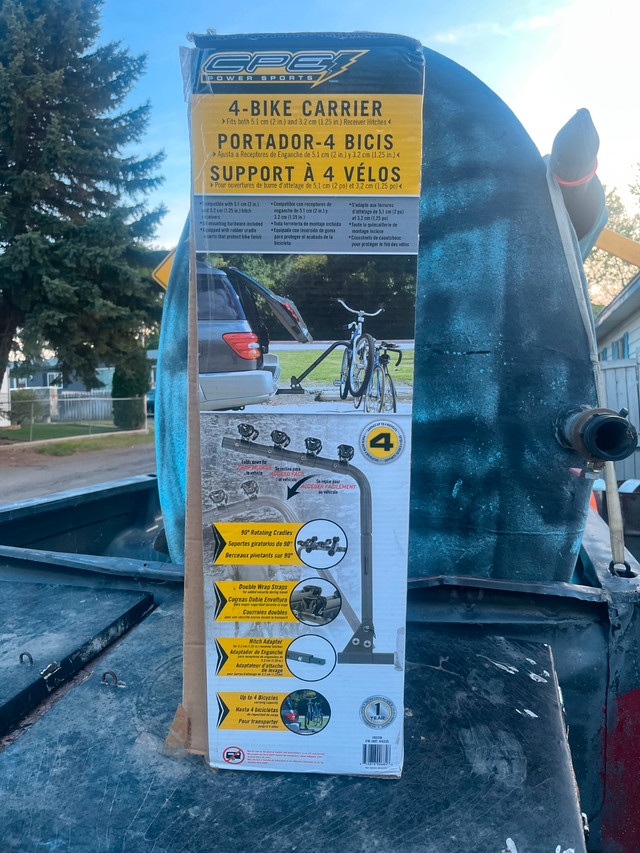 REDUCED— BICYCLE CARRYer.  THINGY.  4–Bike HAULER in Mountain in Medicine Hat - Image 3