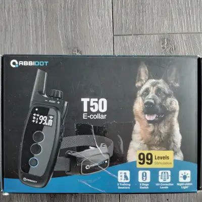 ORBBIDOT T-50 TRAINING COLLAR FOR DOGS-NEW UNIT, View more