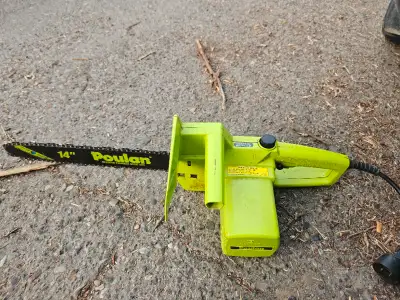 14" electric poulin chainsaw $60