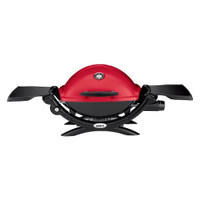 Red WEBER Q1200 Portable Gas BBQ