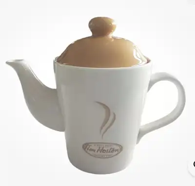 Tim Hortons Classic Limited Edition Porcelain Teapot 2006 - NEW, View more