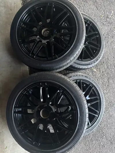 -4 Rims and 4 all season tires like new for Honda, Acura, Toyota, Lexus, Mazda, Kia, Hyundai, Nissan...