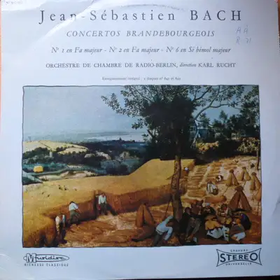 Disque vinyle Jean-Sébastien Bach Concertos brandebourgeois, View more