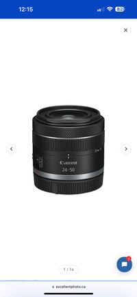 Canon camera lens 24-50mm RF mount